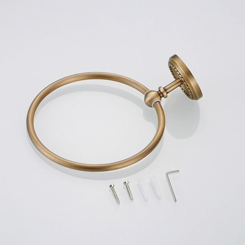 Antique Bronze Towel Ring for Bathroom Hand Towel Holder Wall Mounted