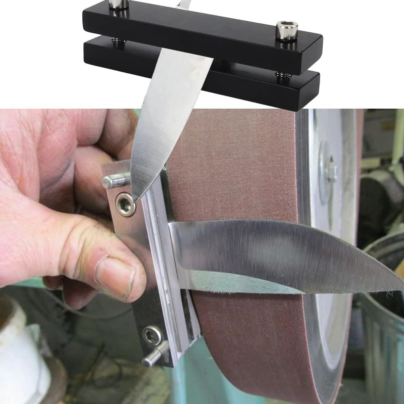 SCOTTCHEN Hardened File Guide Knife Making Tool, Hardened Metal Hardness up to 55, File Guide For Belt Sander, Knife Makers File Guide Knife File Guide