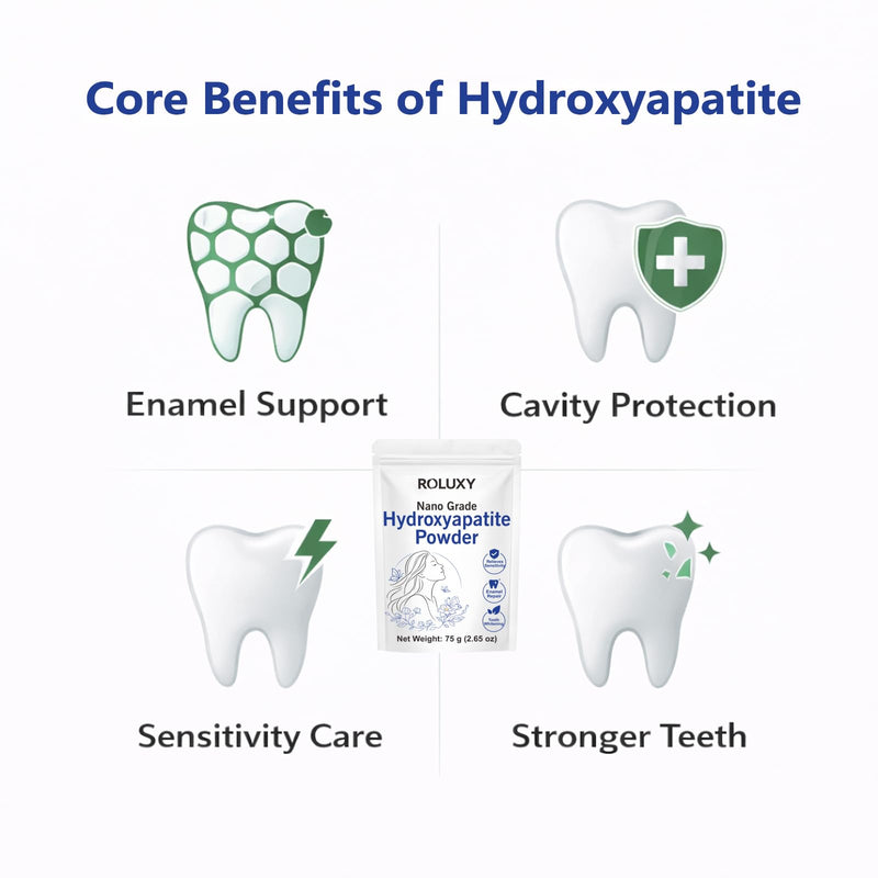 100% Pure Nano Hydroxyapatite Powder 75 g (2.65 oz) | Nano Grade Hydroxyapatite Powder | High-Purity Raw Material hydroxyapatite for DIY Formulations | nanohydroxyapatite Bulk 75g (2.65oz)