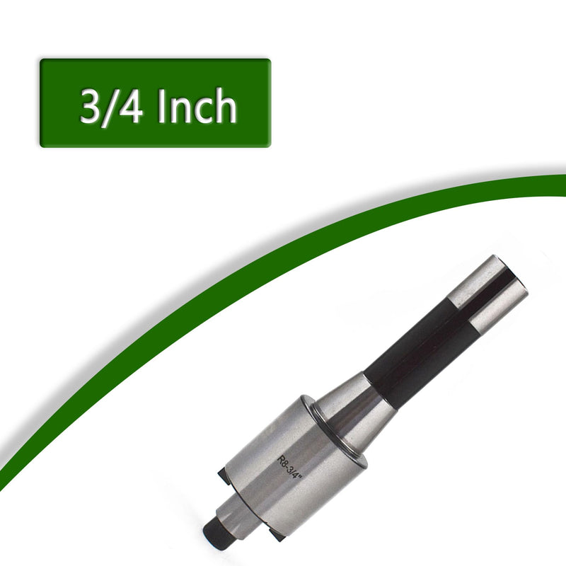 marddpair 3/4 Inch R8 Shank Shell Mill Arbor Adapter 7/16 Inch - 20 Rear Pull Tail Wire Replacement for Bridgeport Machine