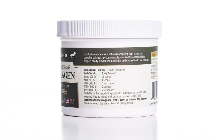 Eggshell Membrane Collagen for Horses – Natural Joint Supplement for Mobility, Cartilage, Tendons & Ligaments – Supports Flexibility – Pure Eggshell Membrane – Made in USA – 5.5 oz
