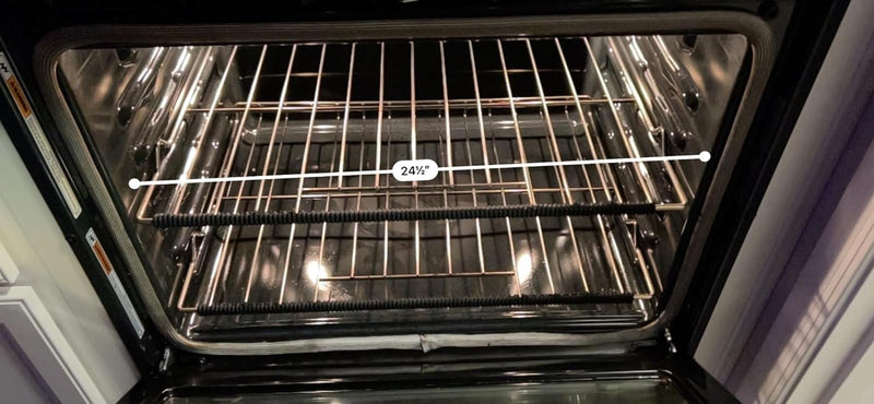 Extra Long 22 inch Silicone Oven Rack Shields Guards Oven Rack Protectors Prevents Hand and Arm Burns, Heat Resistant,Silicone, 2pcs,Red Red