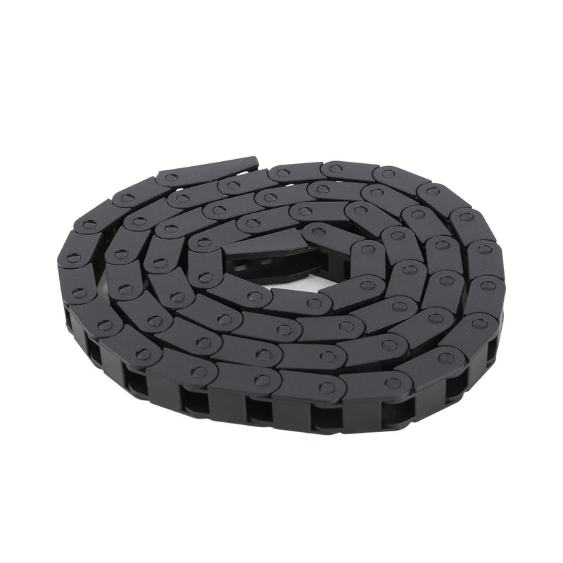 Garosa 1M 7x7MM CNC Machine Tool Cable Drag Chain Cable Drag Chain Bridge Type Nylon Wire Carrier for 3D Printer CNC Machine Electronic Equipment