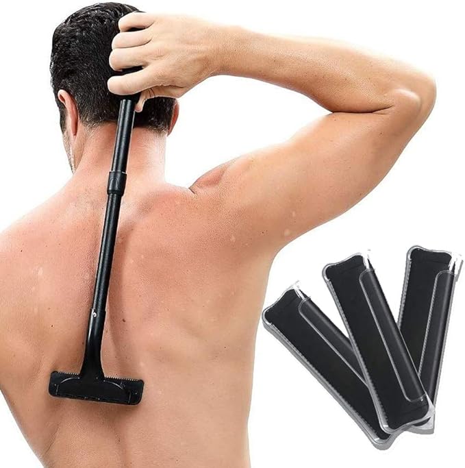 Back Hair Shaver, Back Hair Removal, Unwanted Hair Treatment, Unisex, Set of 3 Replacement Blades - NewNest Australia