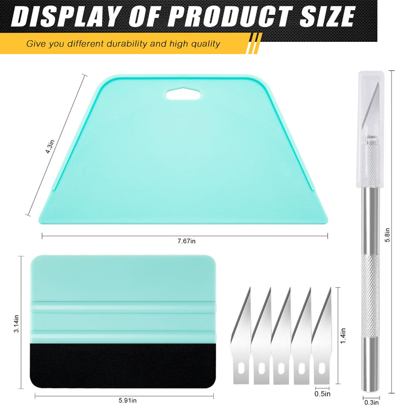 WRAPXERPT Wallpaper Smoothing Tool,Wallpaper Tool Kit for Peel and Stick Wallpaper Hanging,Vinyl Backsplash Tile,Bathroom,Window Film T100