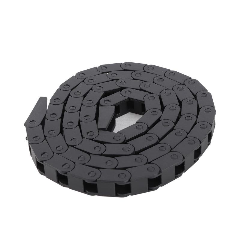 Garosa 1M 7x7MM CNC Machine Tool Cable Drag Chain Cable Drag Chain Bridge Type Nylon Wire Carrier for 3D Printer CNC Machine Electronic Equipment