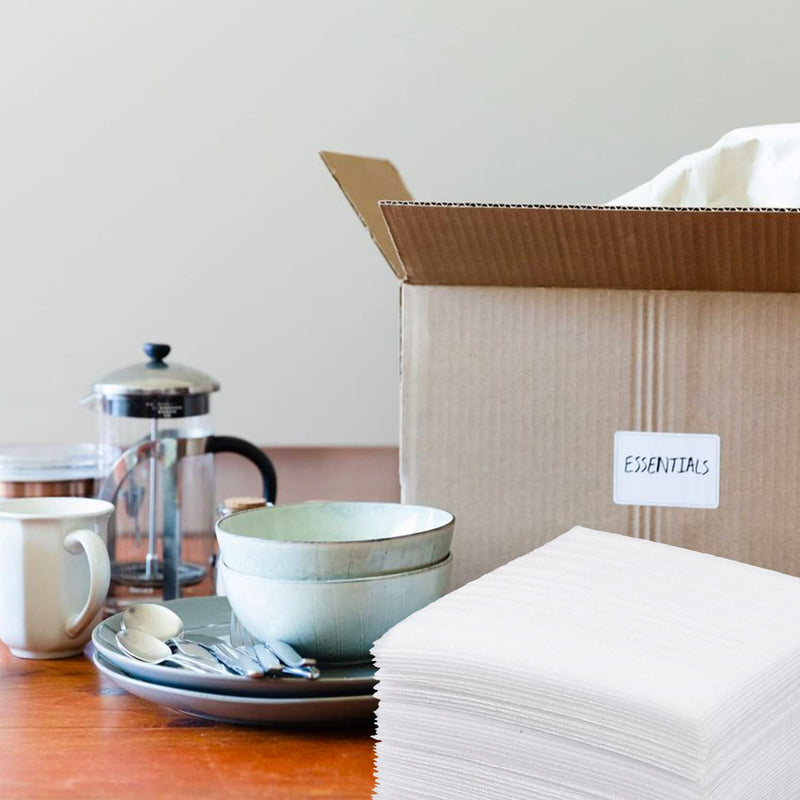 Foam Wrap Sheets Cushion Foam,100 Pack Foam Wrap Sheets Cushioning For Moving, Shipping, Packaging, Storage-Safely Cushion Wrap For Dishes, Furniture, Glasses, Plates,Cups(12 x 10 Inch B)