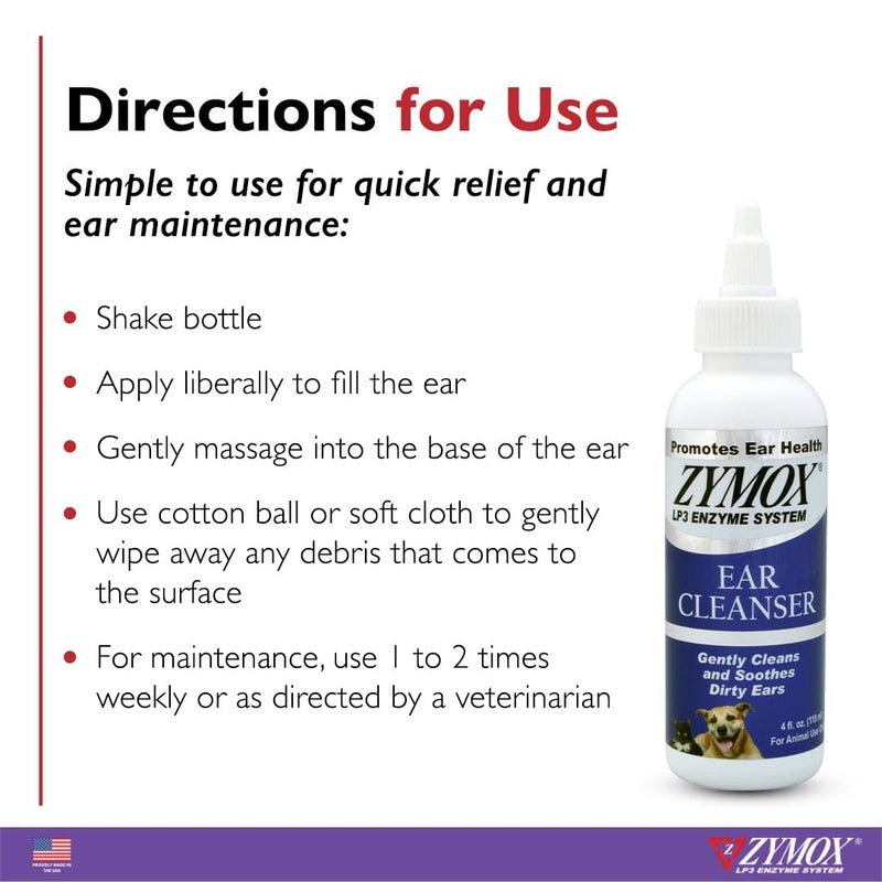 Zymox Enzymatic Ear Wipes, Ear Cleanser, & Otic Plus Ear Solution for Dogs and Cats - Product Bundle - for Dirty, Waxy, Smelly Ears and to Soothe Ear Infections - PawsPlanet Australia