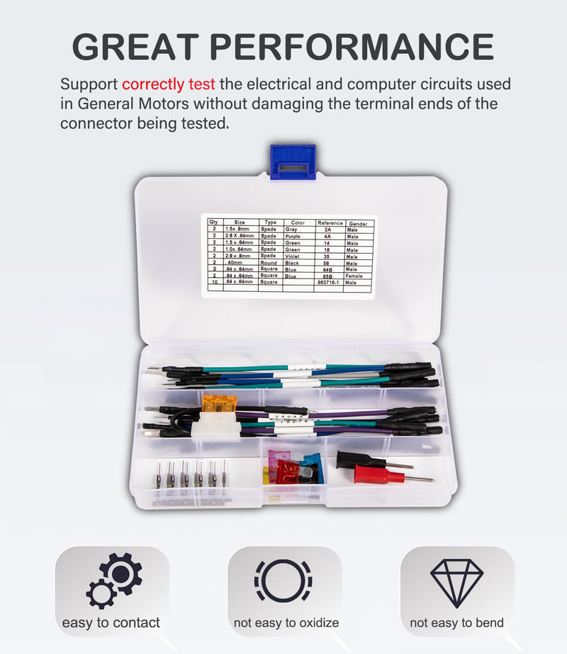 Yoursme J-35616, TP-300-A Terminal Probe Test Kit for GM Vehicles- an Affordable Alternative for EL-35616-300-A, 35616, J-35616 (Set of 26 with Box)