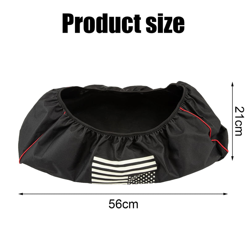 Winch Cover,Heavy Duty Waterproof Winch Cover with Elastic,Indoor/Outdoor Winch Accessories,Weather Resistant Cover for Electric Winches 8,500 lb-175,00 lb for Your Jeep,ATV,Boat,Trailer,Sailboat Blackx1