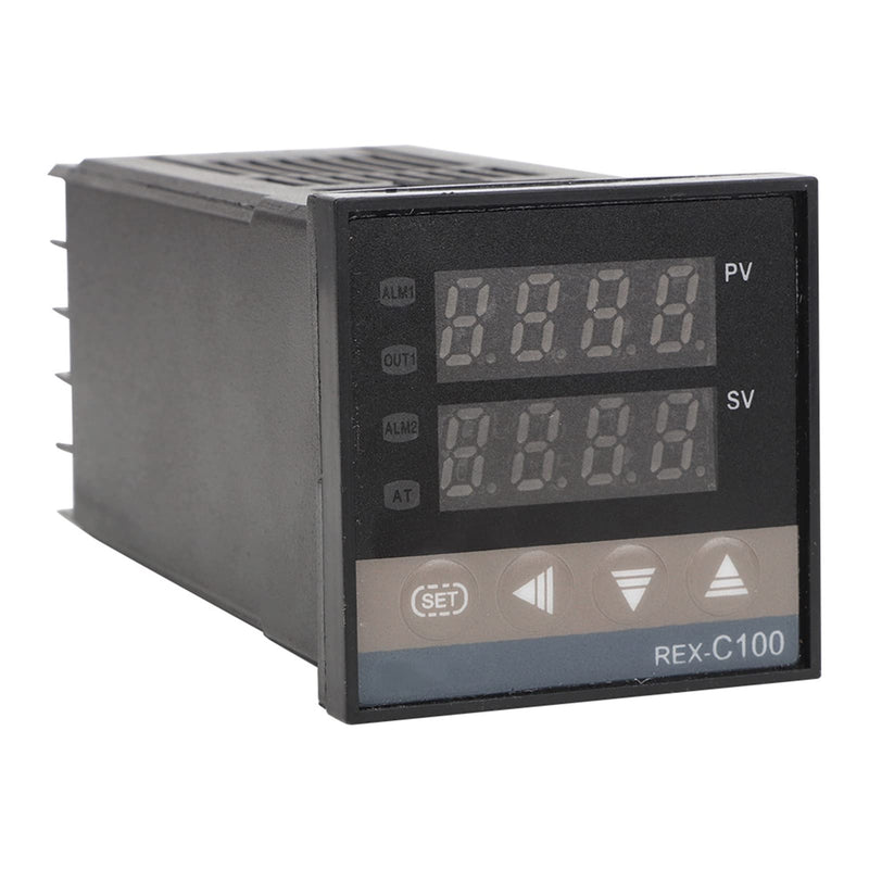 REX-C100 Digital PID Temperature Controller Kit, with 40DA SSR and K-Type Thermocouple