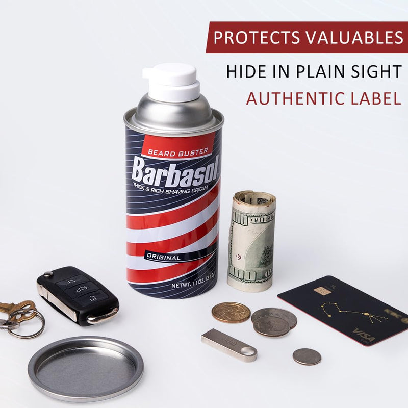 Fake Spray Can Safes Diversion Secret Stash Safes Metal Bank BEARD