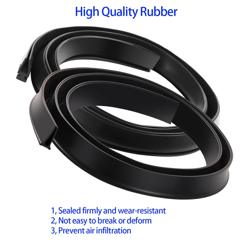 Storm Door Sweep Replacement for Larson & Pella Storm Door Expander Sweep, for Vinyl and Metal Door Seal Sweep Rubber Strip (V) V