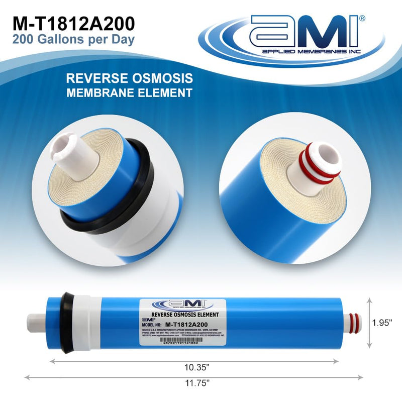 AMI 200 GPD Reverse Osmosis Membrane, RO Membrane Filter Replacement 1