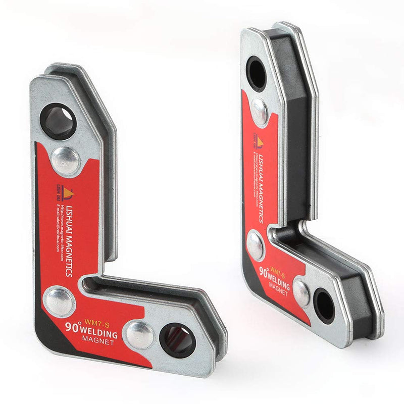 2pcs Inside/Outside 90 Degree Neodymium Welding Magnets Holder/Strong 30 60 90 Angles NdFeB Magnetic Clamp Small