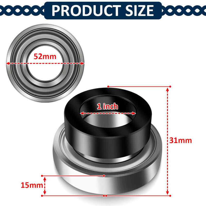 SA205-16 Insert Bearing 1" Bore with Collar Spherical for Agricultural Machinery Replaces SA205-16 JD8665 RANPPB RA100RRB AEL205-100 NPS100RPC FH205-16 RA100RRB YET205-16 KH205-16
