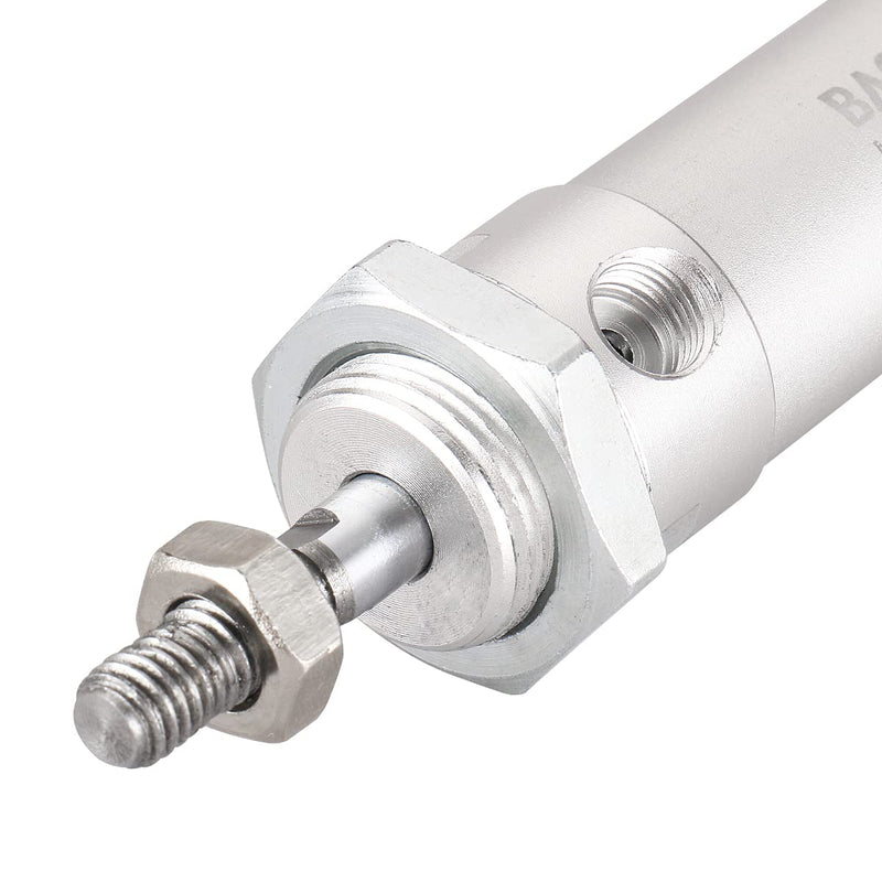 Baomain Mini Air Cylinder MAL 20 X 25 Single Male Thread Rod Dual Action 20 Bore 25 Stroke