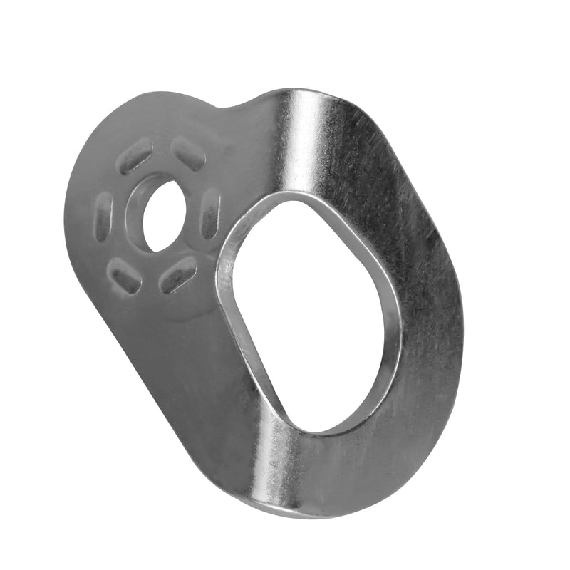 UIAA 35kN Climbing Bolt Hanger, Heavy Duty Stainless Steel Climbing Wall Anchor for 10 mm / 3/8" Bolt, for Rock Climbing Hammock Gym Aerial Work Caving Rescue,5pc Bolt Hanger-5pc 10mm
