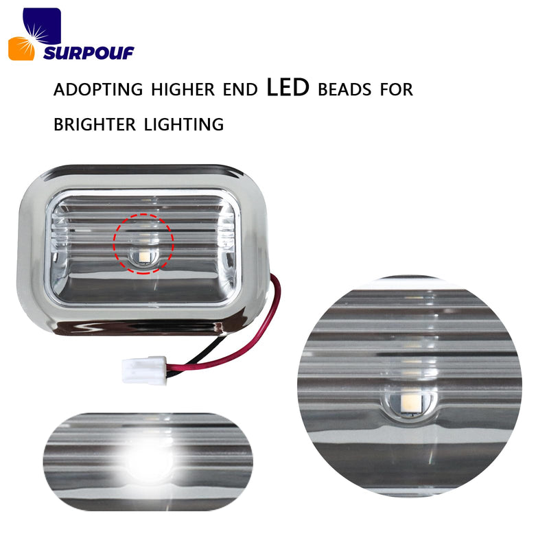 2PK W11462342 Refrigerator LED Light Module Assembly Fits for Whirlpool Refrigerator LED Light Module