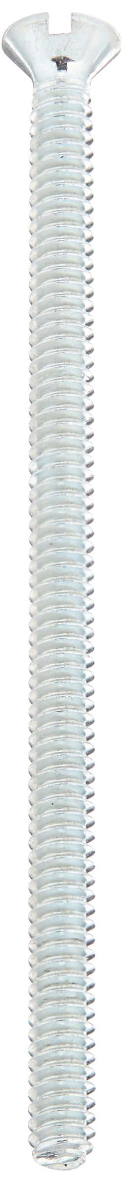 014973309527 Slotted Flat Machine Screws, 6-32 x 2-1/2, Piece-20, zinc 6-32 x 2-1/2-Inch
