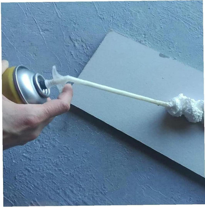 10Pcs White Attractive Expanding Foam Nozzles Spray Foam Replacement Tube for DIY Spraying （as Shown） Use Safety Small in Size and Light in Weight,Urethane Adhesives,Industrial and Scientific