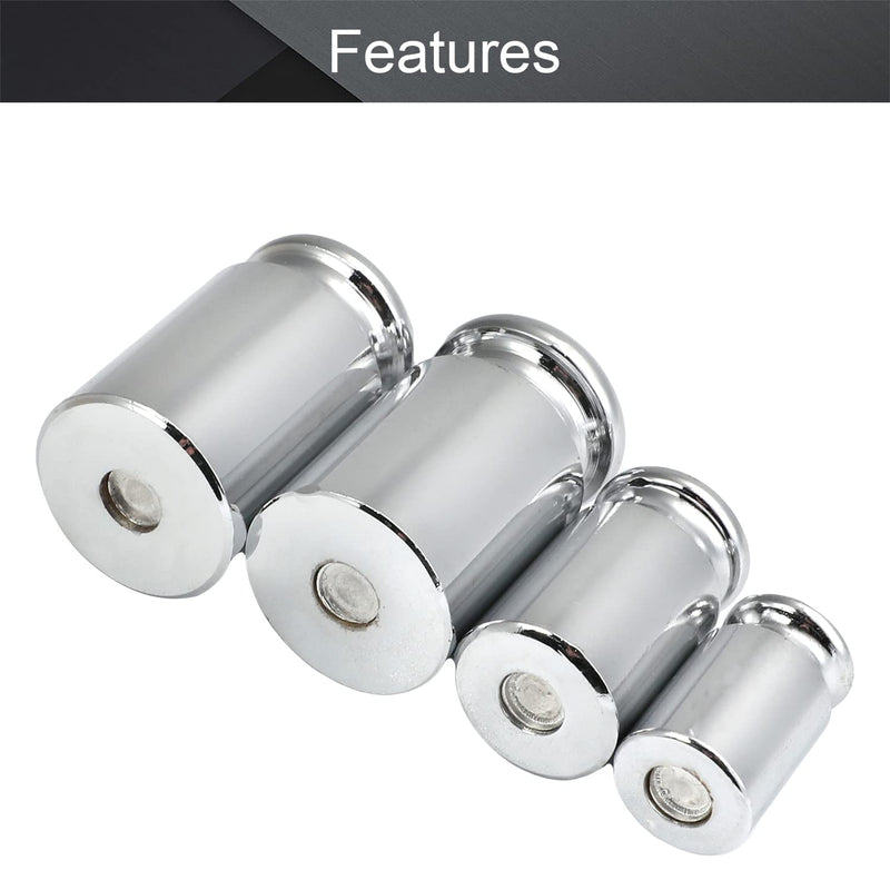 Utoolmart 4pcs Calibration Weight Set 200g 200g 100g 50g M1 Precision Grams Scale Weights Chrome Plated Steel for Digital Balance Scales - 550g in Total 1pcs 200g+100g+50g M1