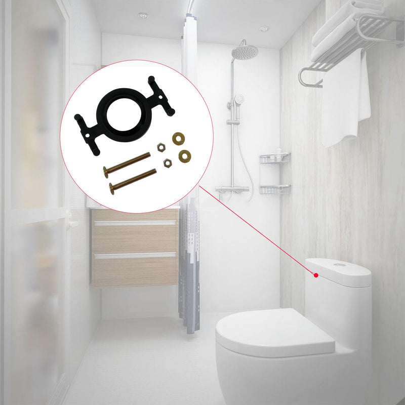 04-3817 Tank to Bowl Kit Compatible with Eljer Toilet and Most Toilet Tanks Feature a Flush Valve Opening with Gasket Solid Brass Kits