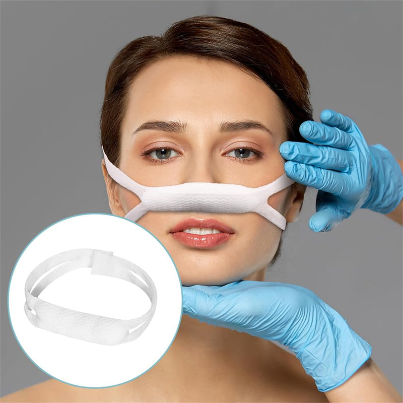 Nasal Bandage 10 PCS Elastic Nose Bandages Nose Surgery Elastic Bandage Dressing Holder Septoplasty Recovery Bandage for Nose Post Surgical Procedures