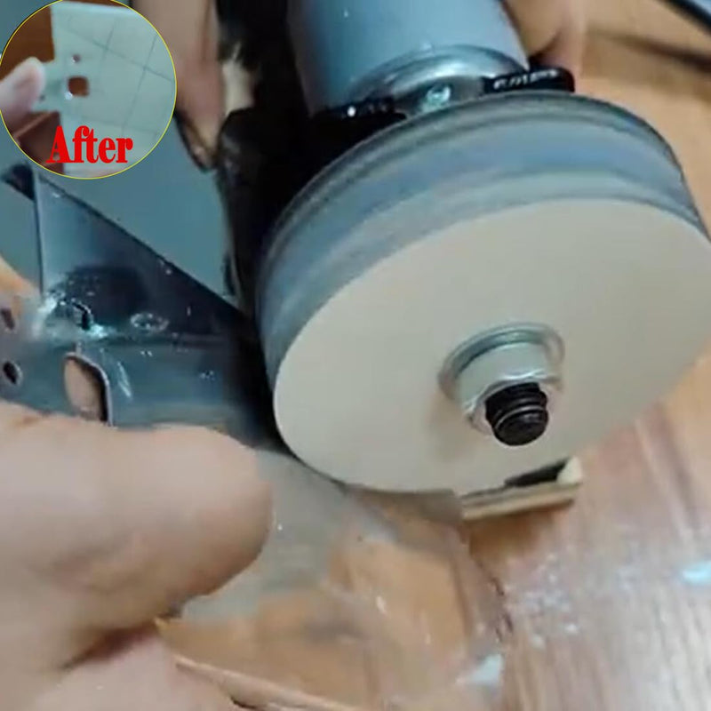 6'' Wool Felt Buffing Wheel - 1/2'' Arbor Hard Felt Buffing Polishing Wheels for Bench Grinder/Table Grinder 6'' Wool Buffing Wheel