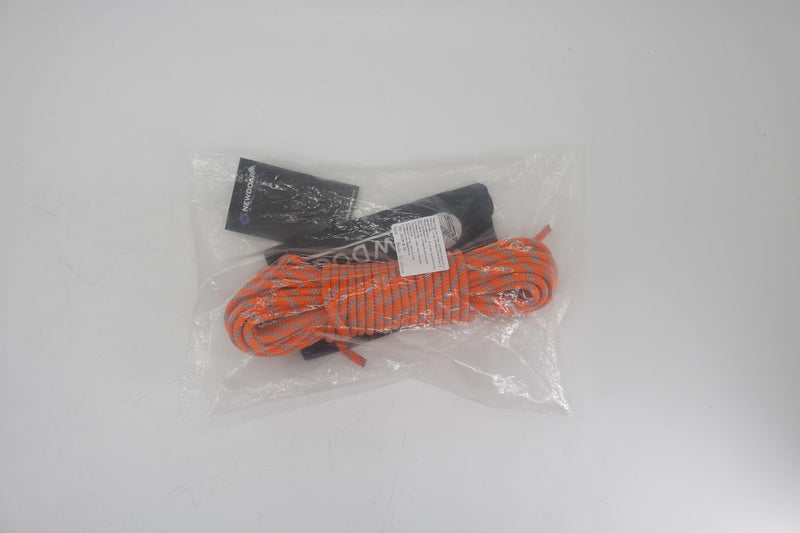 NewDoar Static Climbing Rope 6mm Accessory Cord Rope,for Arborist Tree, Mountaineering, Sailboat Rope,Dock Lines,Hauling Dragginge Orange 50FT(15M)