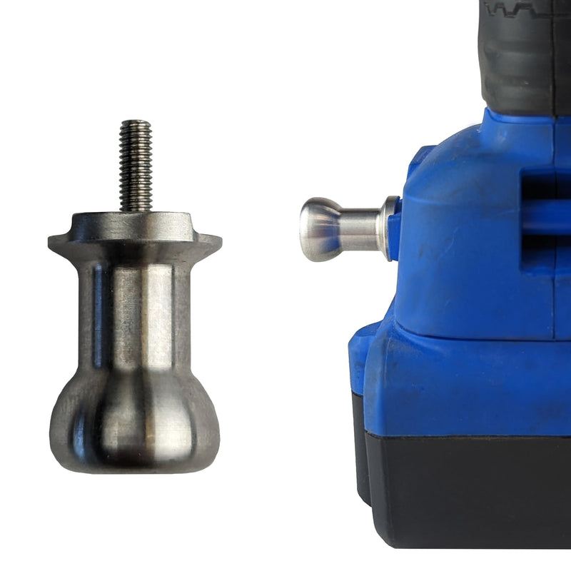 Spider Tool Holster - Drill Pins - Pack of One - Premium CNC Stainless Steel - Attaches to The Side of Any Brand Power Drill and Driver - Pairs with Spider Tool Holster and Tool Docks