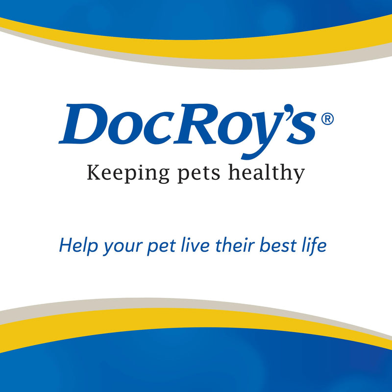 Doc Roy’s Derma Coat Plus Supplement for Dogs, Supports Healthy Skin, Coat & Nails, with Omega 3-6-9 Fatty Acids, Biotin & Antioxidants, 60 Count for Medium & Large Dogs 60ct Medium & Large Dogs