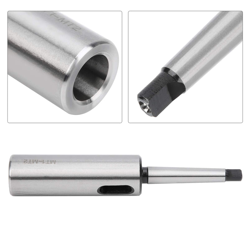 Taper Drill Sleeve Morse Reducing Adapter for Lathe Milling Hardware Tool MT1 to MT2