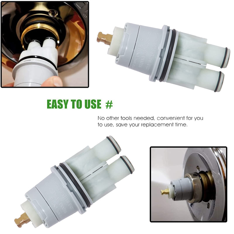 RP46074 Shower Valve Cartridge Repair Assembly for Delta 13/14 Series Faucet - Compatible With Monitor Single-Handle Universal Valve Replacement Kit for Tub RP46074-1 Pack