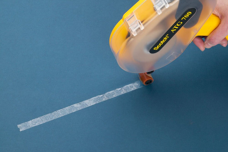 Scotch ATG Adhesive Transfer Tape 969, Clear, 1/2 in x 18 yd, 5 mil