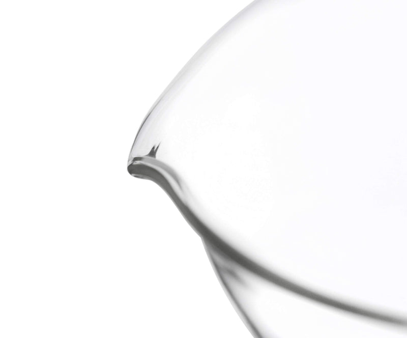 EISCO Evaporating Basin, 500ml - Flat Bottom, with Spout - Borosilicate 3.3 Glass - Mixing Dish Bowl, Laboratory, Kitchen, Crafts