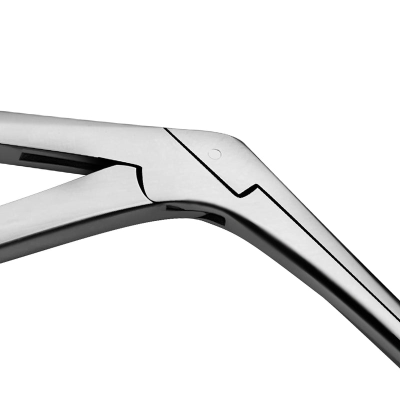 Precise ENT Procedures with Alligator Ear Forceps - Curved Jaw Design, Non-Slip Grip Handle, Fine-Tip, Reusable and Easy to Clean - 5.5 Inches 5.5 Inch