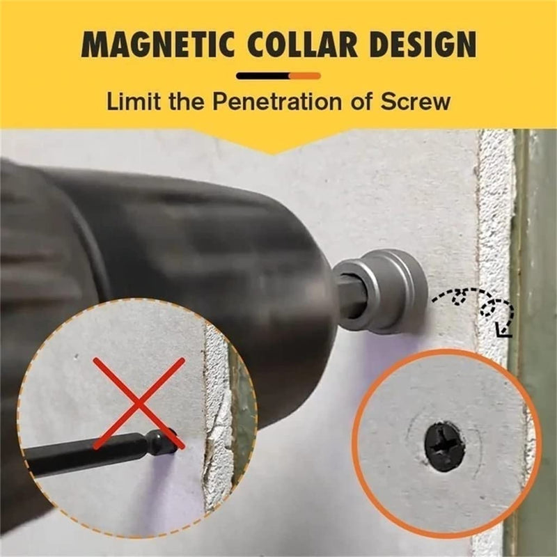 5pcs Set Magnetic Positioning Screwdriver Bits Drywall Screw Setter PH2 Bits for Plasterboard Screw Hex Shank Positioning Bit Batch Head (5pcs 50mm) 5pcs 50mm