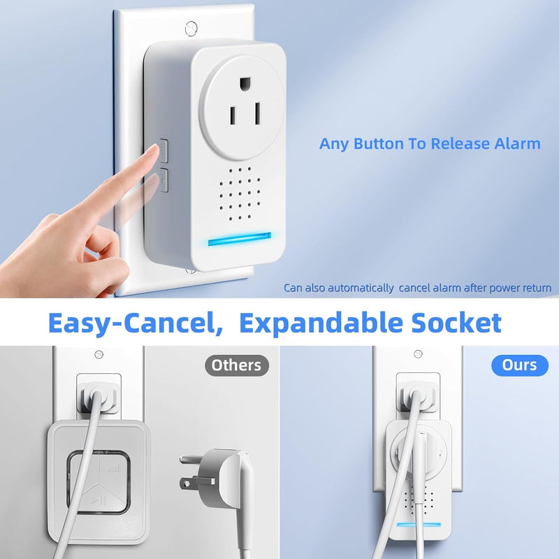 2 Pack Power Failure Alarm ，Power Loss Alarm Power Failure Alarm 2 Pack