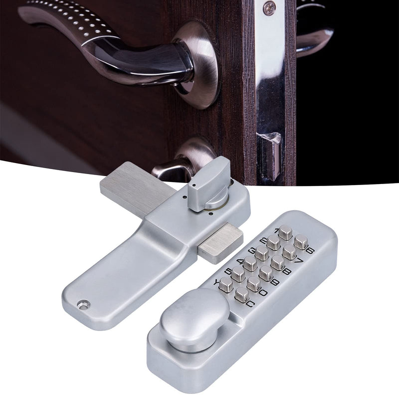 Coded Lock, Security Door Lock Keyless Entry Mechanical Lock Rust Proof Entry Door Lock for Bidirectional Gate Glass Door Wood Door Office Use