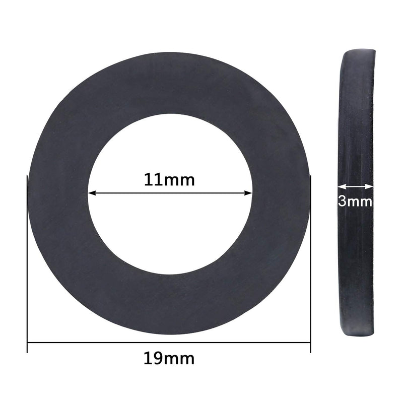 20 Pack Shower Hose Washers Rubber Washers Seals for 1/2 Inch Shower Head and Hose