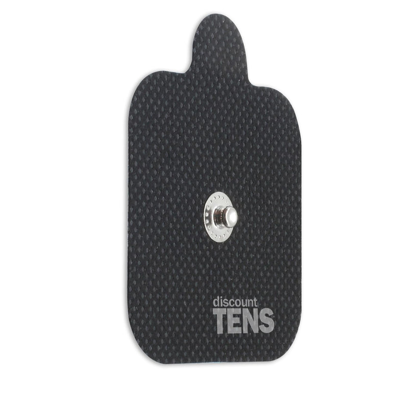 Discount TENS, Compex Easy Snap Compatible TENS Electrodes, 8 Premium Replacement Pads for Compex TENS Units. (2 inch x 2 inch) 2x2 Inch (Pack of 8)