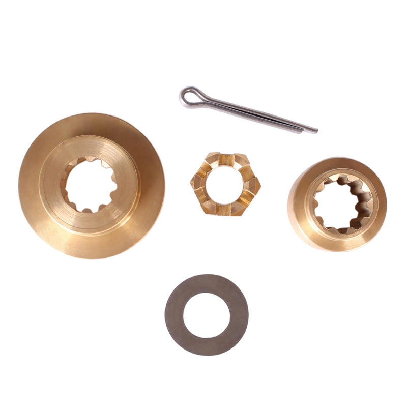 Boat Engine 57632-95J00 Stopper Propeller Bush / Thrust Washer, 57633-96300 09160-14028 Spacer, 09141-14008 Prop Nut Hardware Kit for Suzuki 25HP 30HP DF25 DF30, 5037037 5032105 for Evinrude Johnson