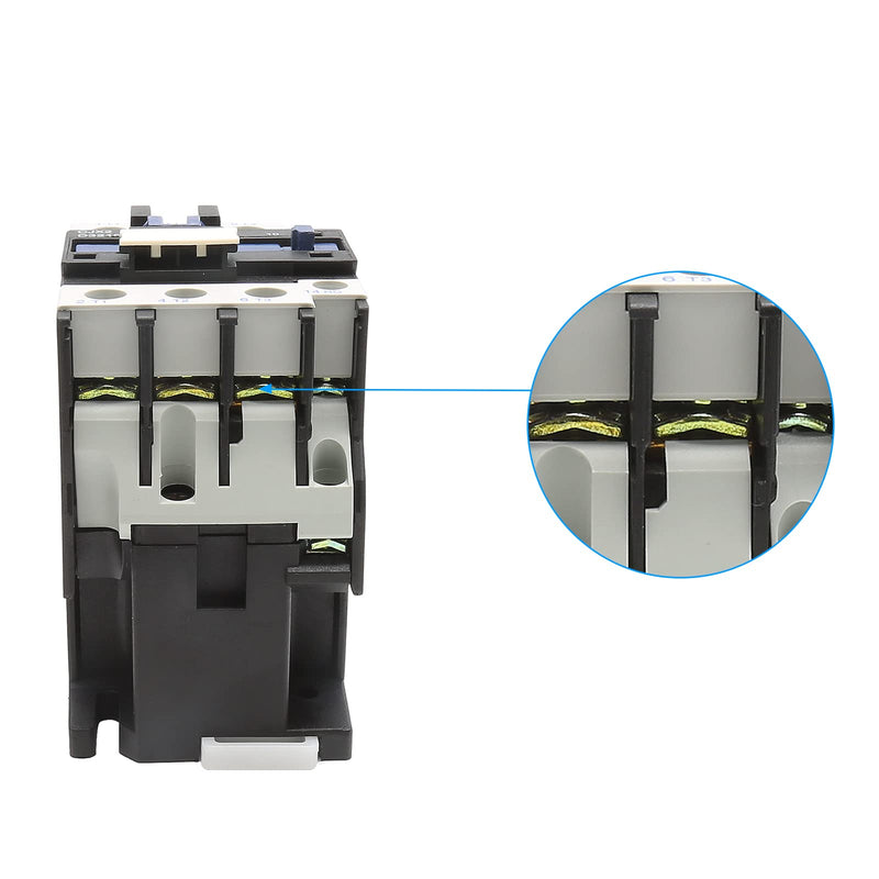 AC Contactor CJX2-3210 Coil 220V 32A 50/60Hz 3 Phase 1NO (Normally Open) Motor Contactor CJX2-3210, 220V