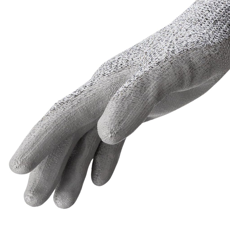 HexArmor | General-Purpose | Abrasion and Cut-Resistant | Breathable | Safety Work Gloves | Helix Series 1074 | A4 Cut-level Polyurethane Palm Medium 12-pack