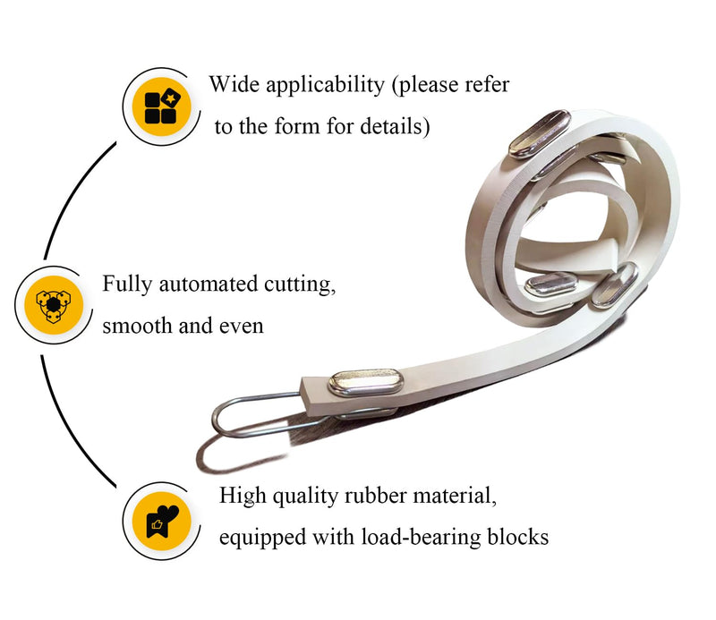 6920 Brake Lathe Silencer Band for Ventilated Rotor，Compatible with AMM CO 6920，FMC/John Bean 90984/92022,Hunter 175-188-2,Kwikway 108-1062-00, Van Norman 11485, RELS 11488