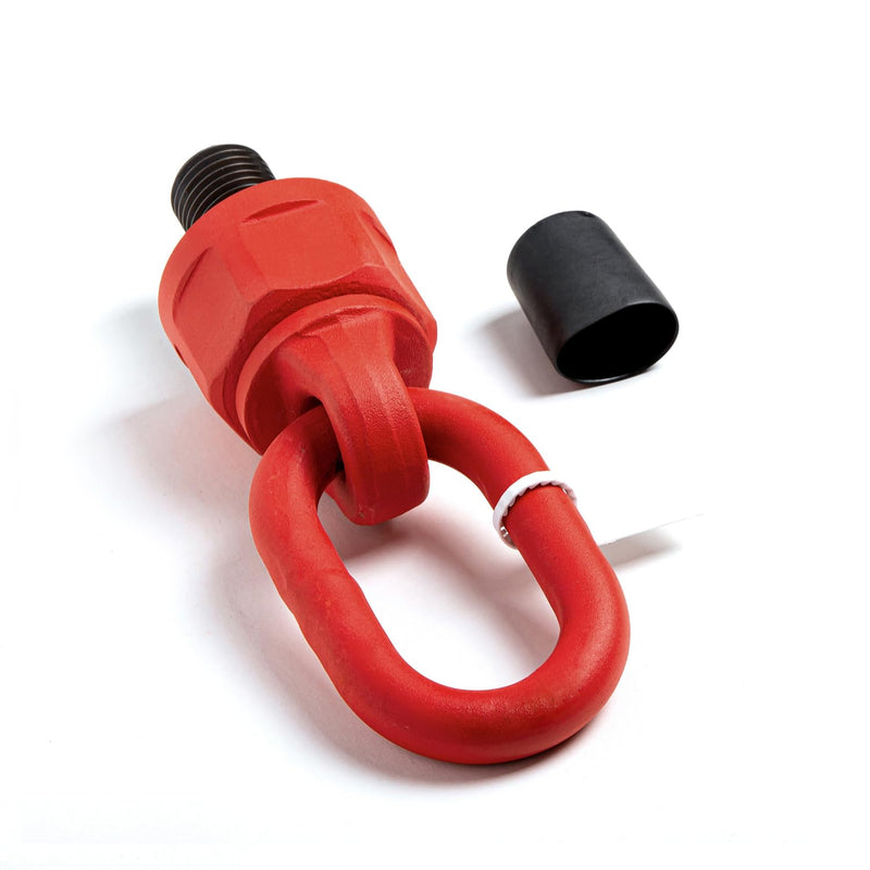 M16 x 38.1 (1.12ton-2ton) Swivel Eye Bolt 360° Rotating Eyebolts G80 High Strength Alloy Steel Lifting Die Bolts Crane Machinery Parts Hoist Ring Heavy Duty Strength ob is 1080MPa M16 x 31.8 (1.12ton-2ton)
