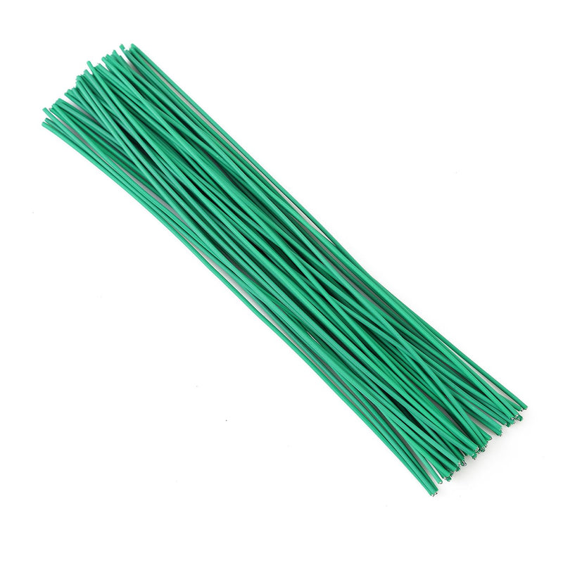 200 Pcs 6 inch Garden Twist Tie, Round Plastic Twist Ties for Plants, Vines and Wrapping Cords or Christmas Tree Gardening Plants Growth and Care, Office Home Cable Organization (Green) Green