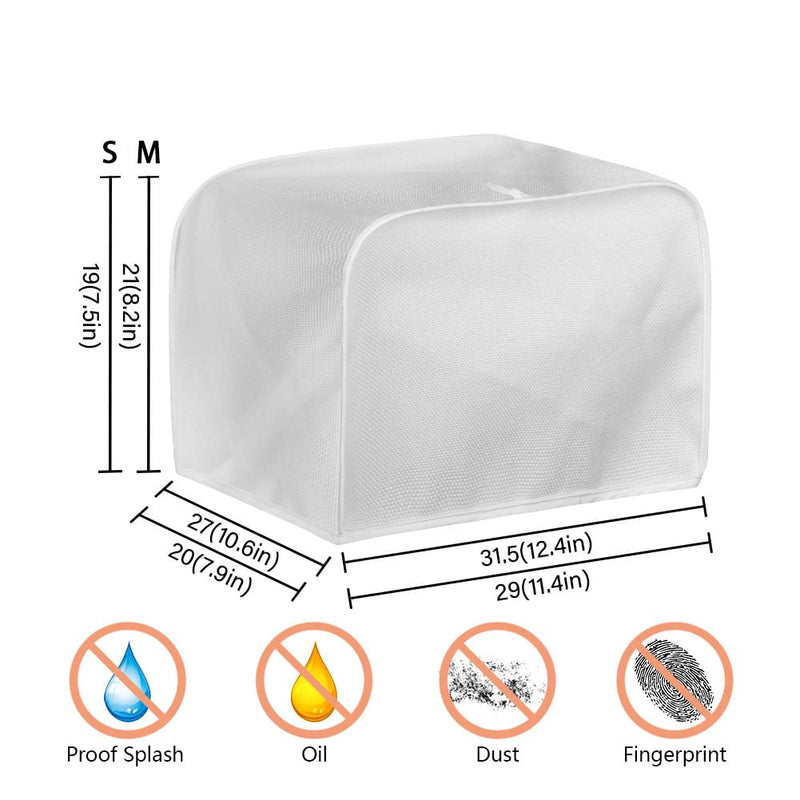 Funny 3D Freshly Baked Toast Design 2 4 Slice Toaster Cover Kitchen Appliance Cover Interesting Vivid Bread Print Toaster Dust And Fingerprint Protection/Machine Washable S - For 2 slice toaster