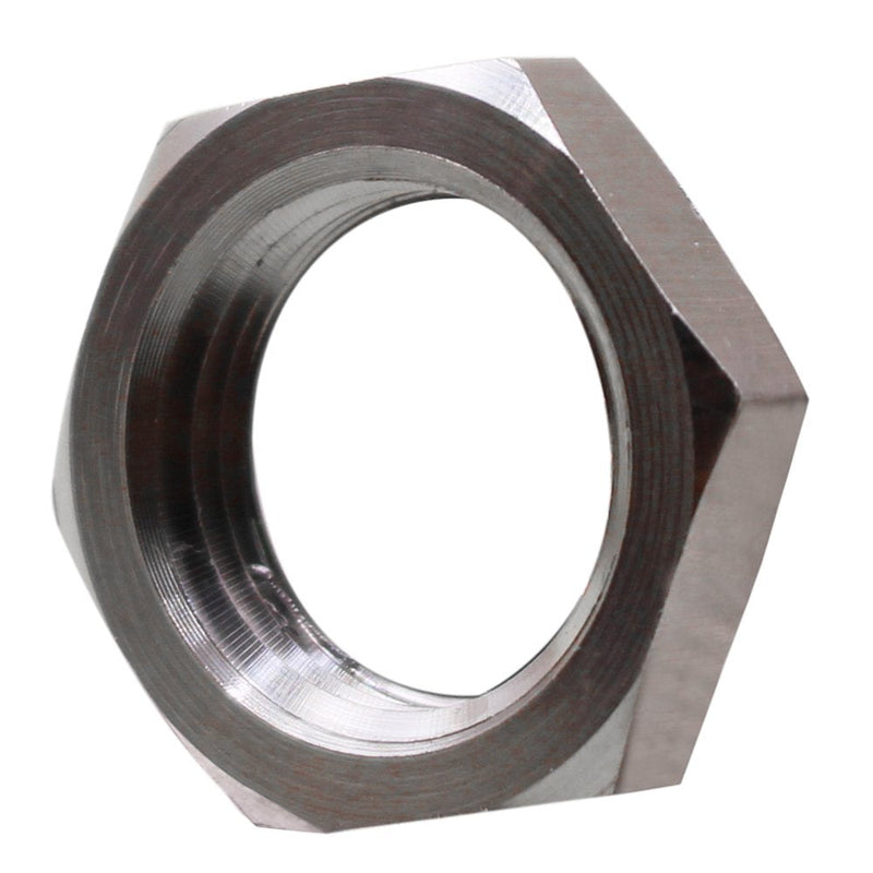 DERNORD Cast Pipe Fitting Stainless Steel 304 Hex Locknut 1/2 Inch NPT Female (Pack of 2) Pack of 2